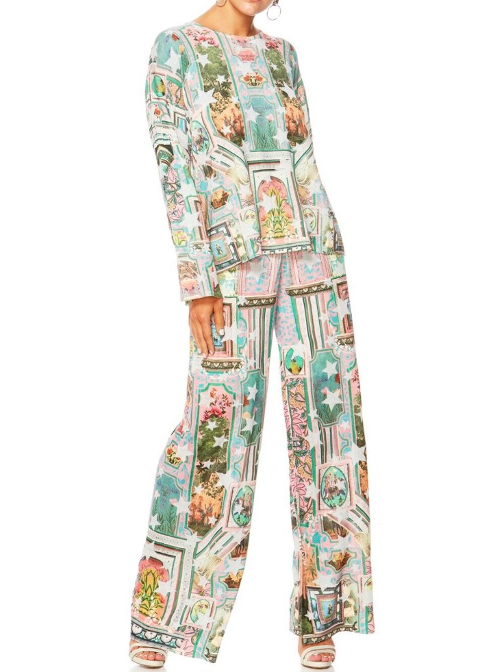 NEW Camilla Matriarch Musings pant/sweater SET XS/S $748